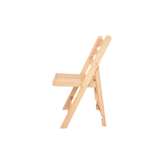Beechwood Folding Chair. Pack of 4. (Slatted Seat & Back)