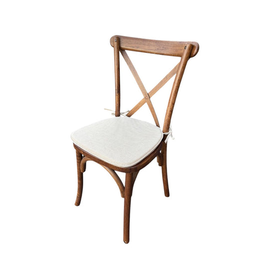 Linen Tie on seat pad